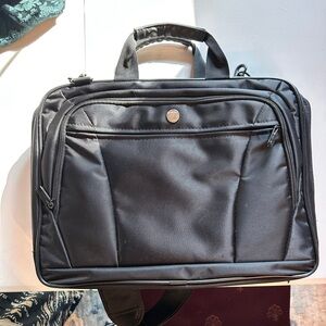 Targus Black Laptop Briefcase with Front Organizer